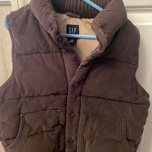 Gap kids 6/7 brown corduroy vest